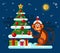 Christmas monkey