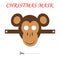 Christmas monkey mask