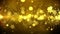 Christmas motion background gold theme, with snowflake lights in stylish and elegant theme, looped