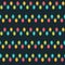 Christmas Multicolor Lights. Seamless vector pattern