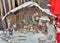 Christmas Nativity Crib with Christ Child and biblical figures