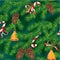 Christmas and New Year background - fir tree textu