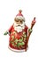 Christmas and new year figurine snowman and santa