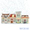 Christmas and New Year house invitation card