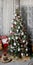 Christmas and New year - New Year Christmas tree with toys