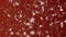 Christmas and New Year seamless looping animation. Christmas snowflakes on dark red background. Winter wonderland magic