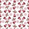 Christmas and New Year seamless pattern