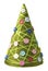 Christmas new year tree yarn concept