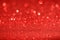 Christmas New Year Valentine Day Red Glitter background. Holiday abstract texture fabric. Element, flash.