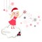 Christmas noel fairytale vector greeting