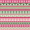 Christmas Nordic Stripe Border Patterns