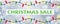 Christmas offer - A snowflake background banner with multiple colour Christmas Tree lights