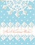 Christmas origami snowflake vector background