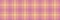 Christmas ornament background plaid pattern, dogtooth textile tartan texture. Surface vector seamless check fabric in magenta and