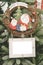 Christmas ornament ball pictures frame