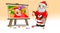 Christmas-painting-santa