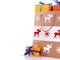 Christmas Paper Bag with Orange Presents