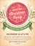 Christmas Party Invitation with a Big Red Label