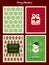 Christmas Pattern background for party poster flyer card