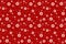 Christmas pattern seamless. Christmas wallpaper. Red Xmas