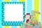 Christmas picture frame for children or babies