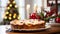 Christmas pie, holiday recipe and home baking, meal for cosy winter English country dinner in the cottage, homemade food and