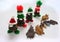 Christmas pine gnome, Xmas pinecone, gift