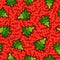 Christmas pine tree patch icon pattern background