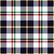 Christmas plaid pattern in green, red, yellow, navy blue, white. Seamless multicolored herringbone dark tartan for flannel shirt.