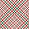 Christmas plaid pattern in red, green, white. Seamless textured glen hounds tooth check plaid for tablecloth, skirt.