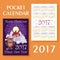 Christmas pocket calendar 2017