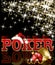 Christmas poker card
