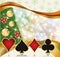 Christmas poker casino card