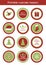 Christmas printable cupcake toppers