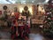 Christmas products for sale at furnishing store