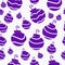 Christmas Purple Retro Ornament Fabric Background