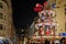 Christmas pyramid, Weihnachtspyramide, decorated Christmas market.