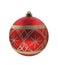 Christmas red matt shatterproof ball ornaments
