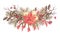 Christmas Retro Watercolor Holiday Garland