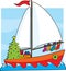 Christmas Sailboat