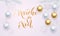 Christmas Sale French Vente de Noel golden glitter