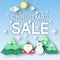 Christmas Sale paper background