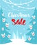 Christmas sale seasonal card