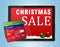 Christmas sale using credit card via tablet pc