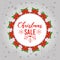 Christmas sale wreath flower snow decoration round