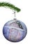 Christmas sales concept money bauble