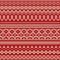 Christmas seamless knitted pattern in Fair Isle style