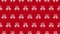 Christmas seamless pattern with bells. Knit red background. Vector illustration