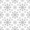 Christmas seamless pattern with big flake. vector