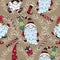 Christmas seamless pattern with cute Nordic gnomes. Doodle style. Vector.